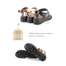 No.2082 Wavy Sole Cross Belt Sandal