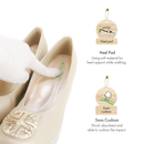 No.3088 Stable Heel Metal Buckle Pumps