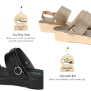 No.1857 Luxe Walk Duo-Way Sandal