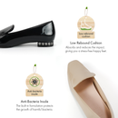 SUaSHI CRYSTA Stretchable Upper Water Resistant Pumps