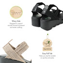 No.2056 Flexible Stretch Wavy Sole Sandals