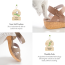 No.2038 Cross Belt Ankle Strap Sandal