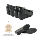 No.3094 Elegant Chain Cap Toe Pumps