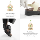 No.2082 Wavy Sole Cross Belt Sandal