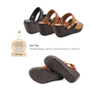 No.8312A Foot Print Insole Comfort Sandal