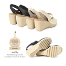No.2050 Elegance Lift Wedge Sandal