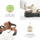 No.2082 Wavy Sole Cross Belt Sandal