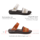 No.8309A Foot Print Insole Comfort Sandal