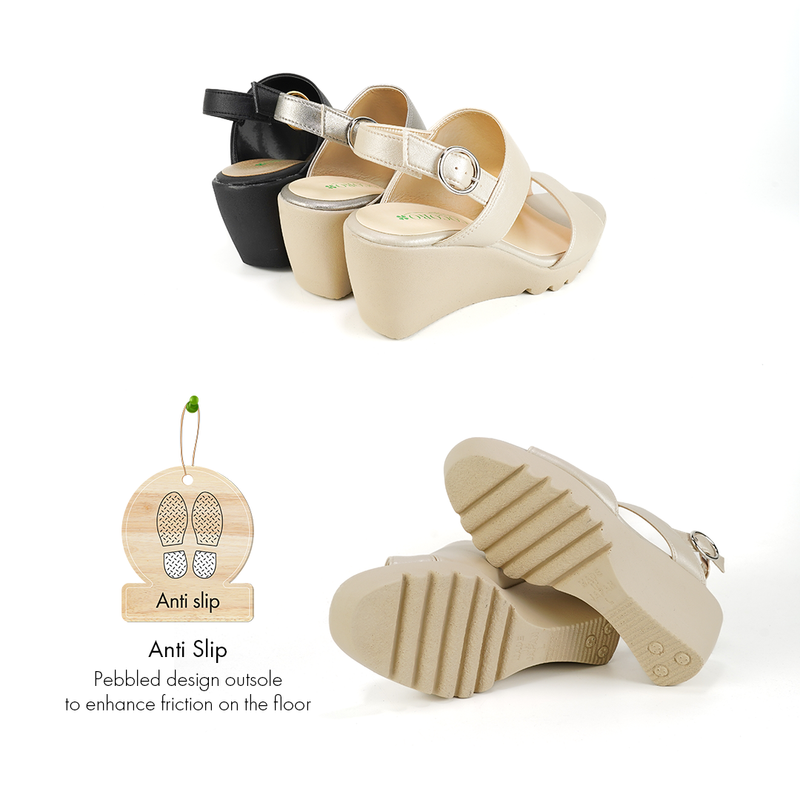 No.2048 In-step Cover Wedge Sandal