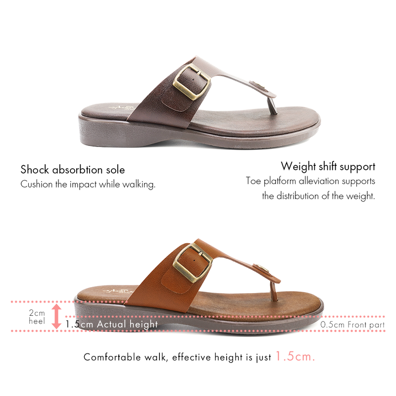 KANSAI No.M2001 Soft Cushion Thong Sandal