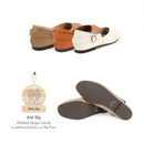 No.3707 Open Toe Flat Shoes