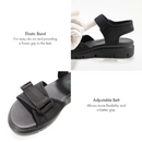 No.3804 Wavy Sole Sports Belt Sandal