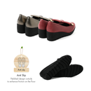 No.3089 Stable Heel Metal Buckle Pumps