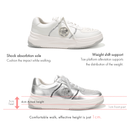 FJ094 Comfort Sheep Skin Sneaker