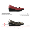 No.3089 Stable Heel Metal Buckle Pumps