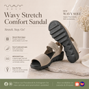 No.2056 Flexible Stretch Wavy Sole Sandals