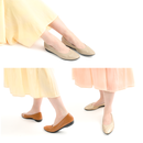 No.7004A Stretch Fit Flat Pumps