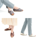 No.3710 Open Toe Flat Shoes