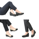 No.3094 Elegant Chain Cap Toe Pumps