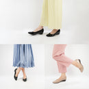 No.8624A Stretchable Upper Wedge Pumps