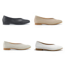 No.RP267 Square Toe V-Cut Flat Shoes