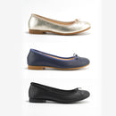 No.RP542 Round Toe Ribbon Leather Pumps