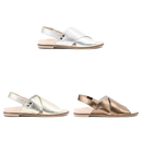 No.4801 Arch Cushion Leather Cross Sandal