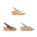 No.1858 CrossLoom Wedge Sandal