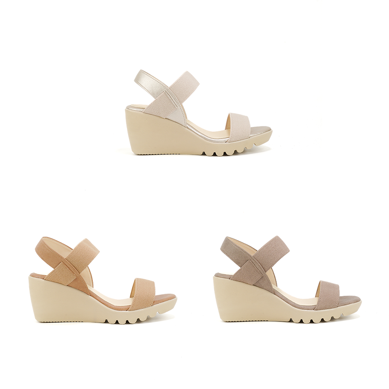 No.2045 Ankle Support Belt Wedge Sandal