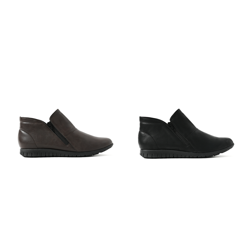 No.4007 Easy Zip Short Boots