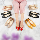 No.8623A Stretchable Upper Flat Pumps