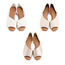 No.3702 Open Toe Flat Shoes
