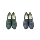 No.3090 Stable Heel Metal Buckle Pumps