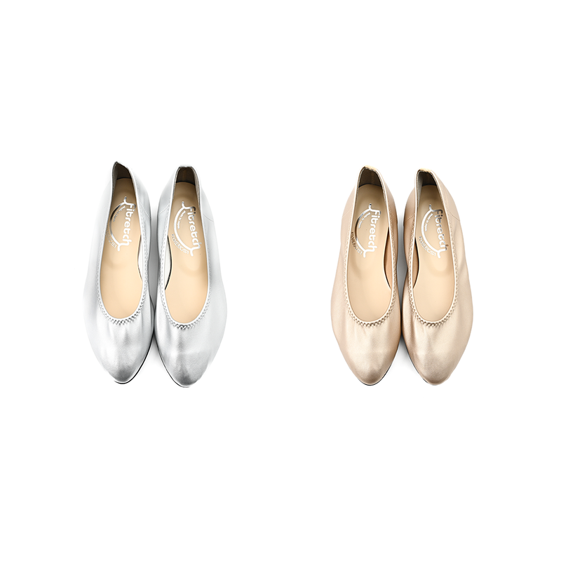 No.7004A Stretch Fit Flat Pumps