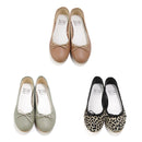 No.RP542 Round Toe Ribbon Leather Pumps