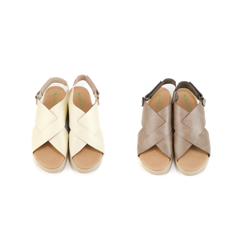 No.3808 Shock Absorption Comfort Wedge Sandal