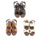 No.2082 Wavy Sole Cross Belt Sandal