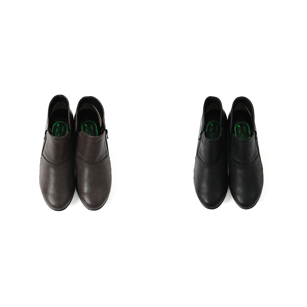 No.4007 Easy Zip Short Boots