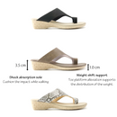 No.1744 Thong Wedge Sandal