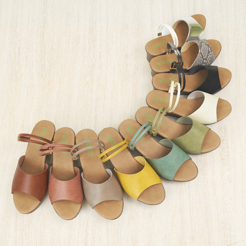 No.1828 Duo-Way Wedge Sandal -New Color!-
