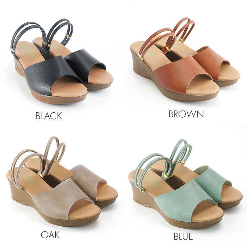 No.1828 Duo-Way Wedge Sandal -New Color!-