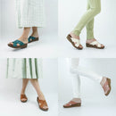 No.1834 Cross Belt Wedge Slip-On