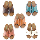 No.1834 Cross Belt Wedge Slip-On