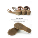 No.1834 Cross Belt Wedge Slip-On