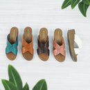 No.1834 Cross Belt Wedge Slip-On