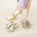 No.1837 Cross Belt Slip-On Sandal
