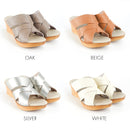 No.1837 Cross Belt Slip-On Sandal