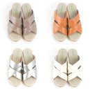 No.1837 Cross Belt Slip-On Sandal