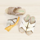 No.1837 Cross Belt Slip-On Sandal