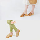 No.1839 Mesh Cover Slip-On Sandal